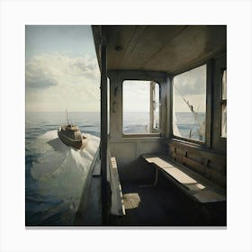 View From A Boat Canvas Print