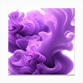 Purple Liquid Background Canvas Print