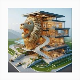 Lion House Canvas Print