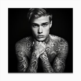 AI Justin Bieber 1 Canvas Print