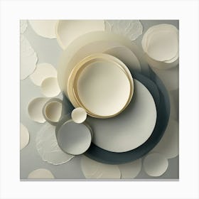 Paper Plates Canvas Print