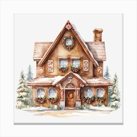 Gingerbread House 4 Canvas Print