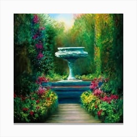 Garden Path 1 Canvas Print