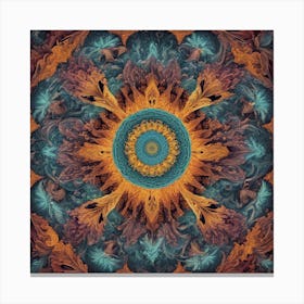 Psychedelic Mandala 2 Canvas Print