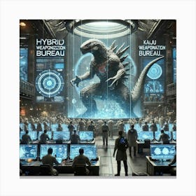 Kaiju Hybrid Directorate Iron Commonwealth Canvas Print