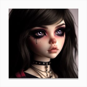 Gothic Doll Canvas Print