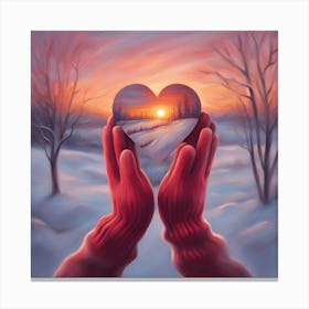 Heart Of Winter Canvas Print