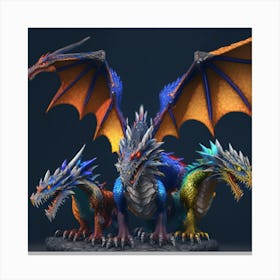 Dragons Canvas Print