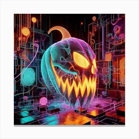 Halloween Skull 1 Canvas Print