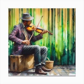 Violinist Canvas Print