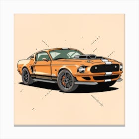 Ford Mustang Canvas Print