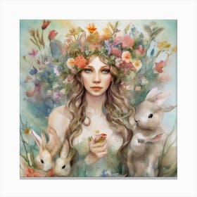 Nature Goddess Canvas Print