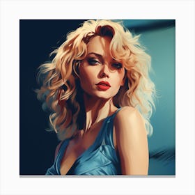 Kylie Minogue GTA  V  Canvas Print