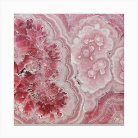 Pink crystal Canvas Print