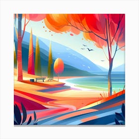 Autumn Landscape 3 Canvas Print