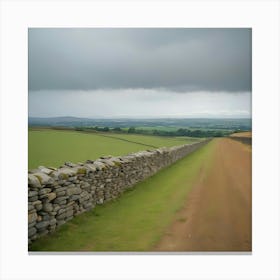 Stone Wall - Stone Wall Stock Videos & Royalty-Free Footage Canvas Print