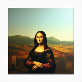 Mona Lisa 3 Canvas Print