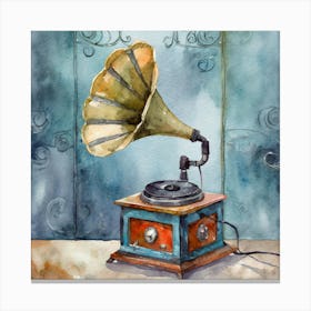 Gramophone Canvas Print