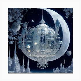 Ethereal Moon Canvas Print