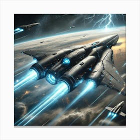 Cyclone Class Destroyer Canvas Print