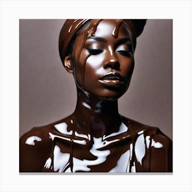 Chocolate Girl Canvas Print