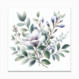 Flower of Glycinia Canvas Print