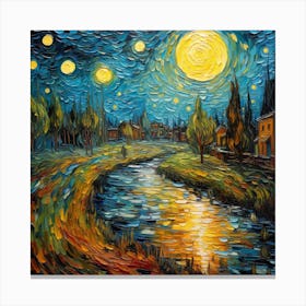 Starry Night 1 Canvas Print