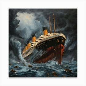 Titanic Canvas Print