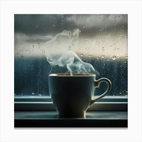 Coffee Cup On A Window Sill 6 Canvas Print