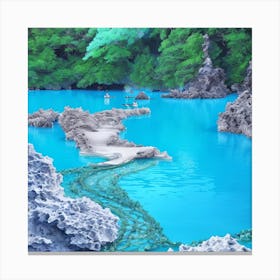 Blue Lagoon 2 Canvas Print