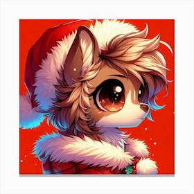 Santa Fox 1 Canvas Print