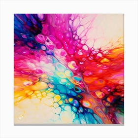 Rainy Fireworx AI Canvas Print