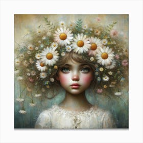 Daisy Girl 4 Canvas Print