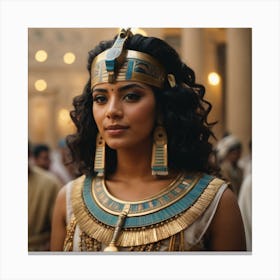 Egyptian Woman( pharaoh and ancient Egyptian ) Canvas Print