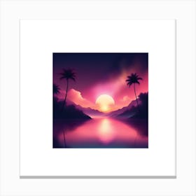 Sunset Canvas Print