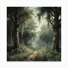 Forest Path Canvas Print