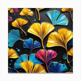 Ginkgo Leaves 13 Canvas Print