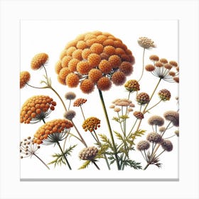 Craspedia Canvas Print