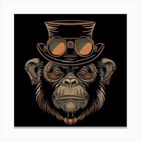 Steampunk Monkey 29 Canvas Print