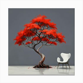 Erythrina tree 1 Canvas Print