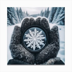 Snowflake Canvas Print