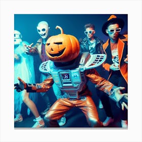 Halloween Party 4 Canvas Print