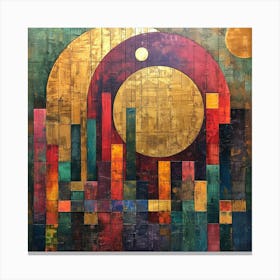 Abstract Cityscape 2 Canvas Print