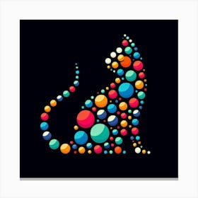 Abstract Cat 2 Canvas Print