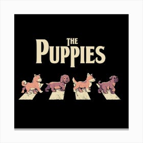 The Puppies - Cute Dog Band Gift 1 Canvas Print