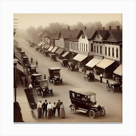 Early 20th Century Americana~Reimagined 1 Canvas Print