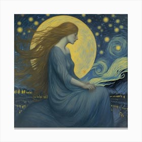 Méditation Nocturne  Canvas Print