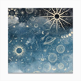 Galaxy Art Print 7 (1) Canvas Print