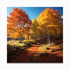 Autumn In The Mountains Canvas Print