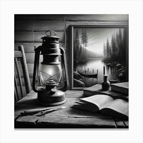 Cabin Decor Canvas Print